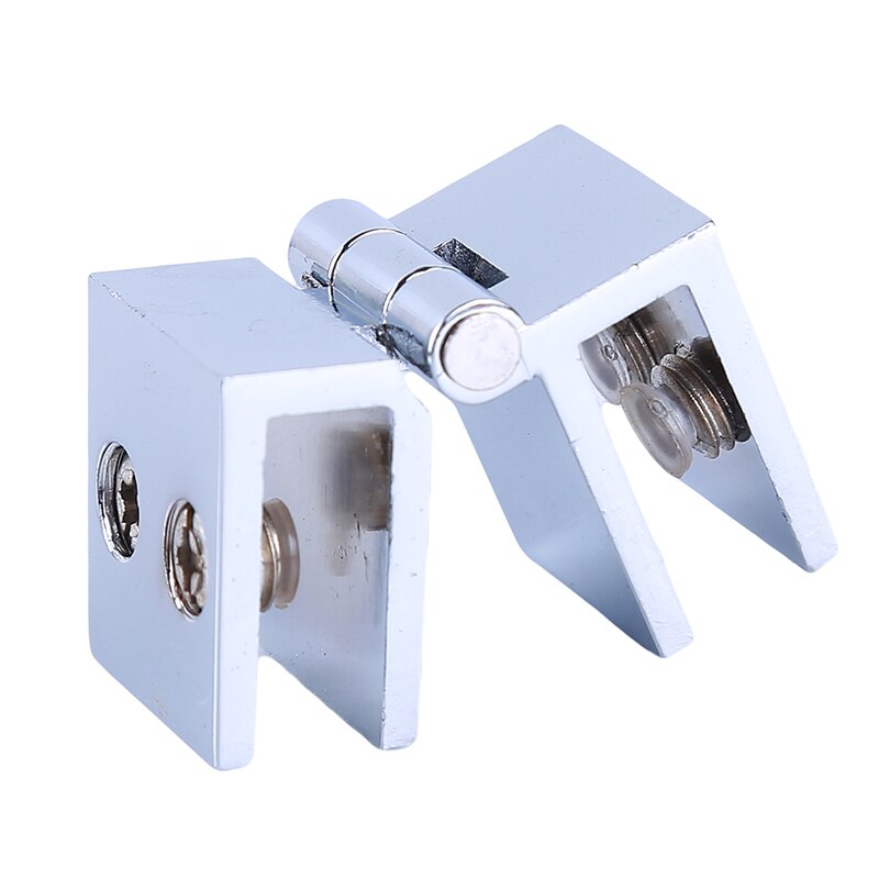 Cabinet Door Hinge /Glass Clips Clamp For Showcase Cupboard Single And Double Glass No Hole Furniture Hardware 90/180 Degree