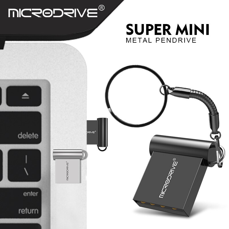 Neue mini metall usb flash drive 64GB 32GB 16GB 8GB 4GB Pen Drive tragbare 128GB usb 2.0 usb stick speicher Flash disk