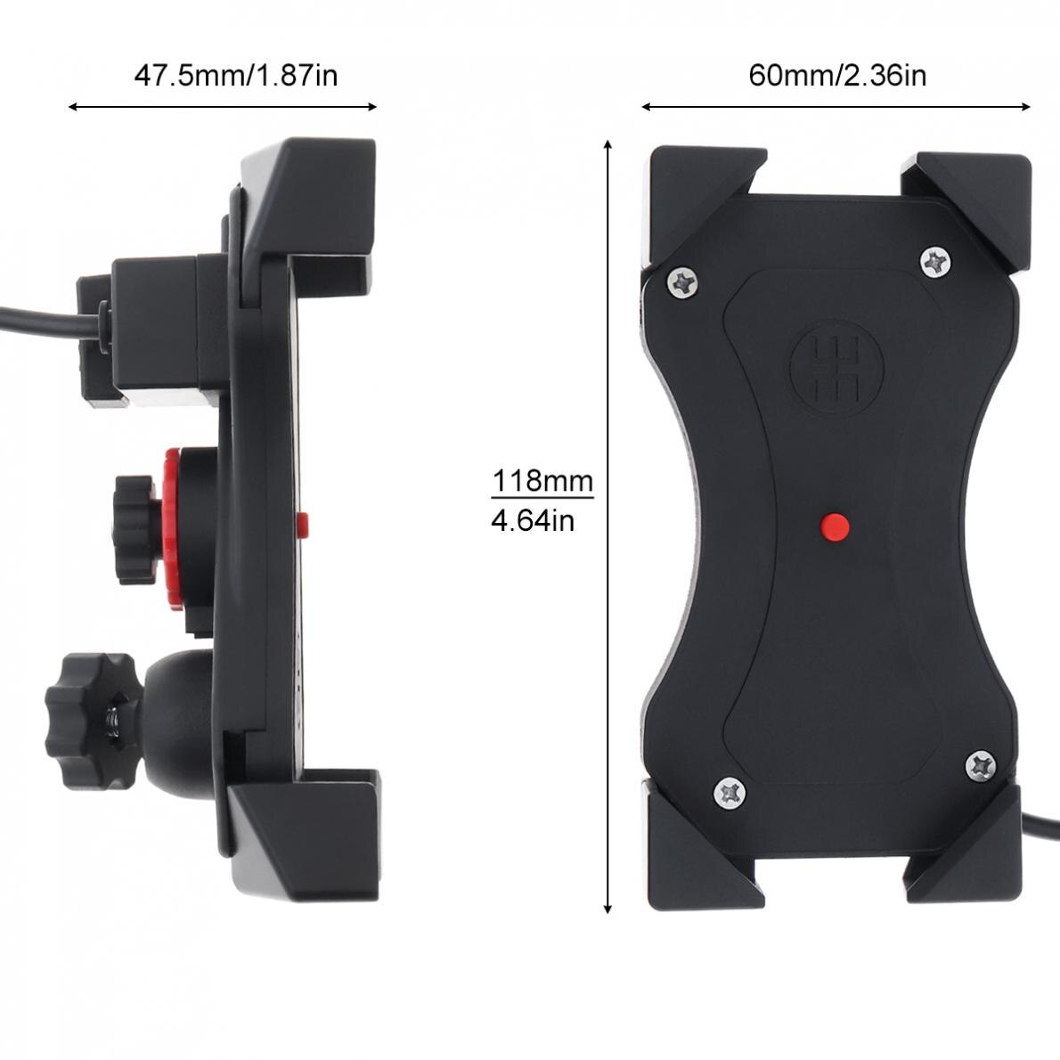 Universal Aluminium Motorfiets Mobiele Telefoon Houder Ondersteuning Telefoon Houder Voor Gps Fiets Stuur Houder