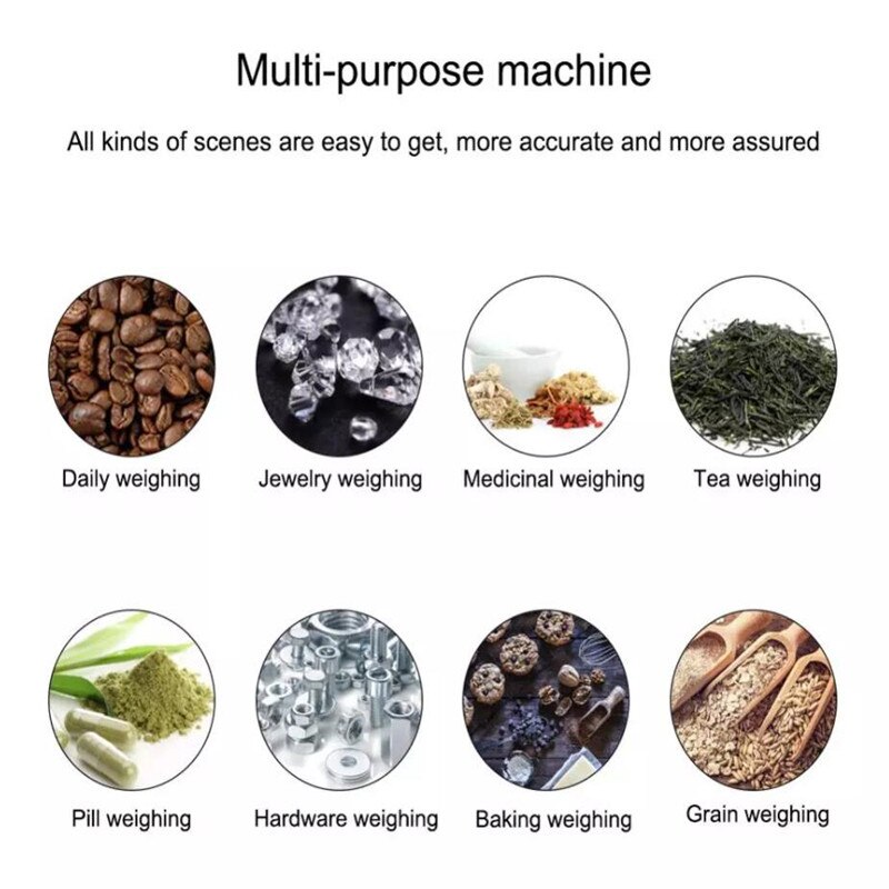 50g x 0.001g Digital Jewelry Scale Pocket Diamond Scale Smart Weighing Balance for Laboratory Balance Electronic Grams 20%off