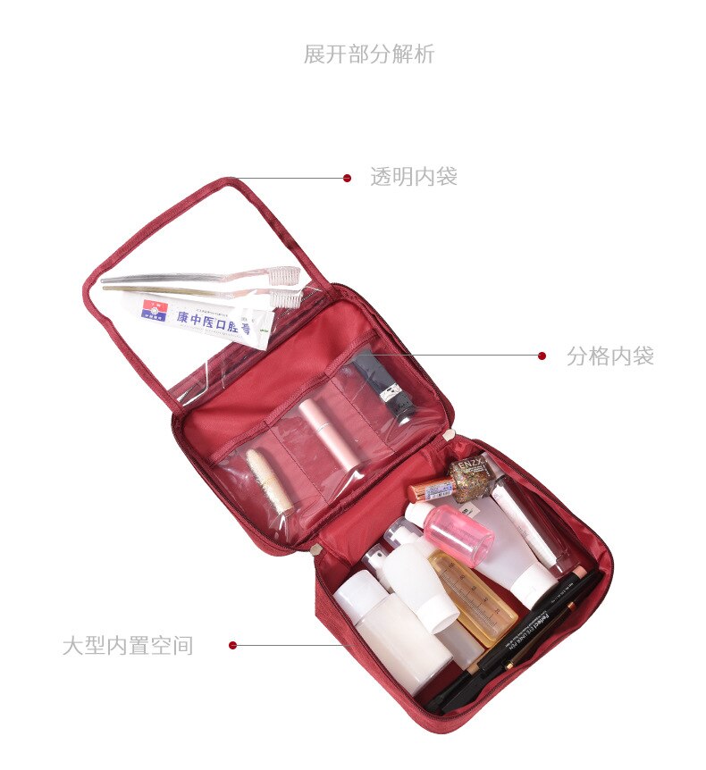 XZP Donne di Viaggio Appeso Sacchetto Cosmetico Sacchetto di Trucco Necessario Toilette Wash Organizer Bellezza Vanity Make Up Pouch Bagagli e Accessori