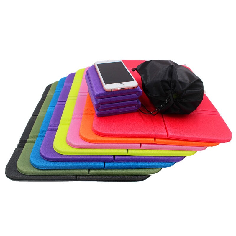 XPE 8 Folder Camping Mat Folding Portable Small Cushion Seat Pad Moisture-Proof Waterproof Prevent Dirty Picnic Mat Beach Pad
