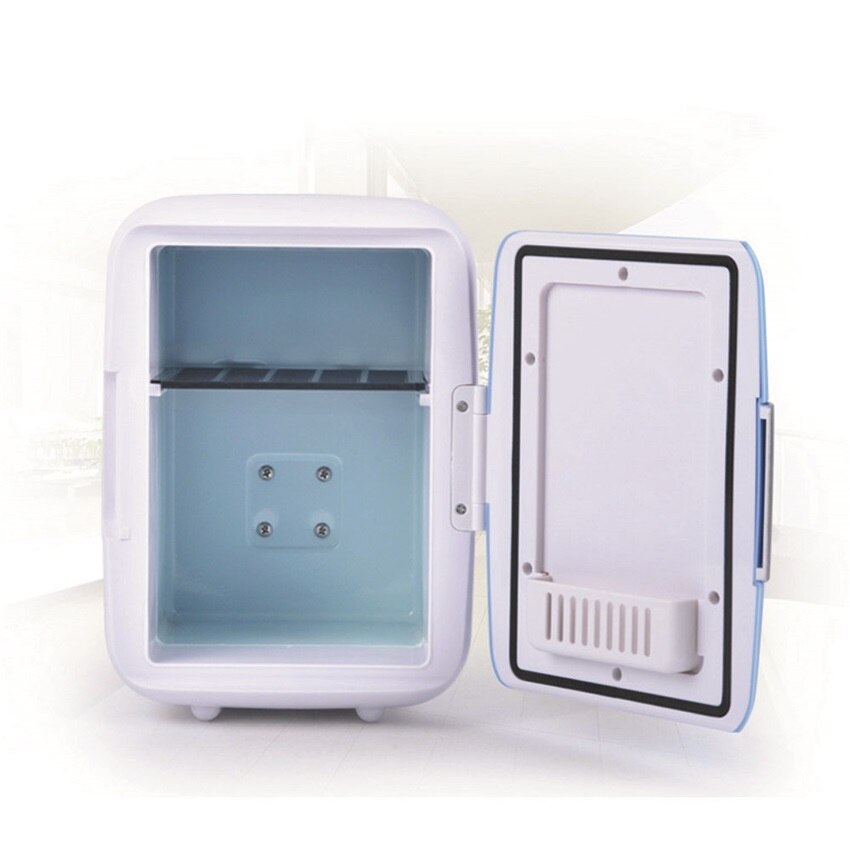 Mini nevera portátil para coche, refrigerador de viaje para el hogar, 12V, 220V, calentador automático, caja de refrigeración de doble uso para oficina, 4L