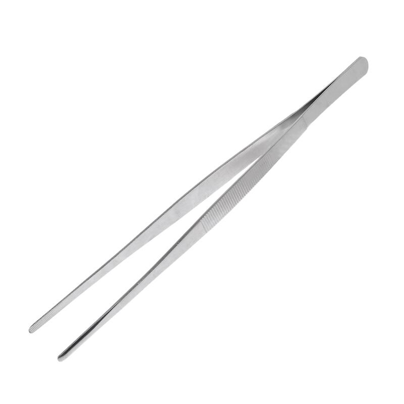 & 2 Stuks 30 cm Reptiel Voeden Tang Pincet Klem Gebogen Rvs Feeder Clip APR29