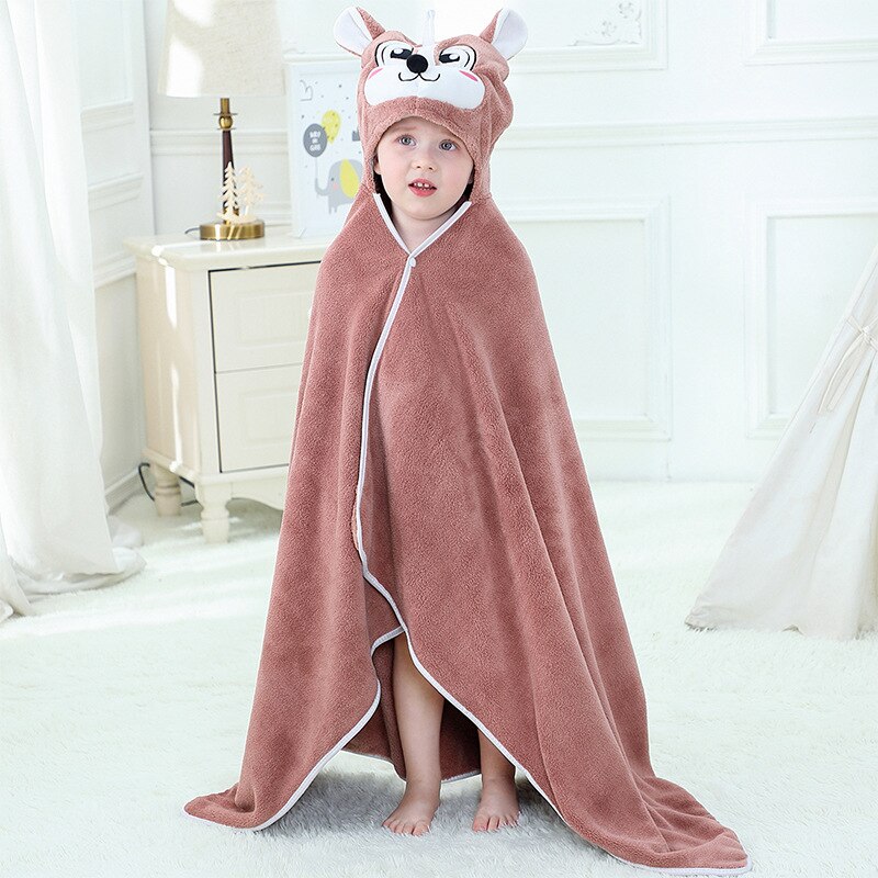 freundlicher Strand Handtuch Art Bademantel Baby Jungen Mädchen Einhorn/Koala/Ziege Ebene Mit Kapuze Schlecht Handtuch 70*120cm freundlicher Karikatur Decke