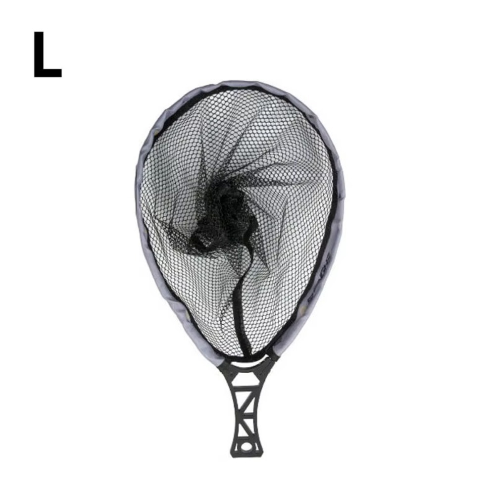 Rete da pesca portatile in tessuto nano maglia Testa anti-gancio Approfondimento Guadino da pesca Accessori per attrezzi da pesca neri: marrone