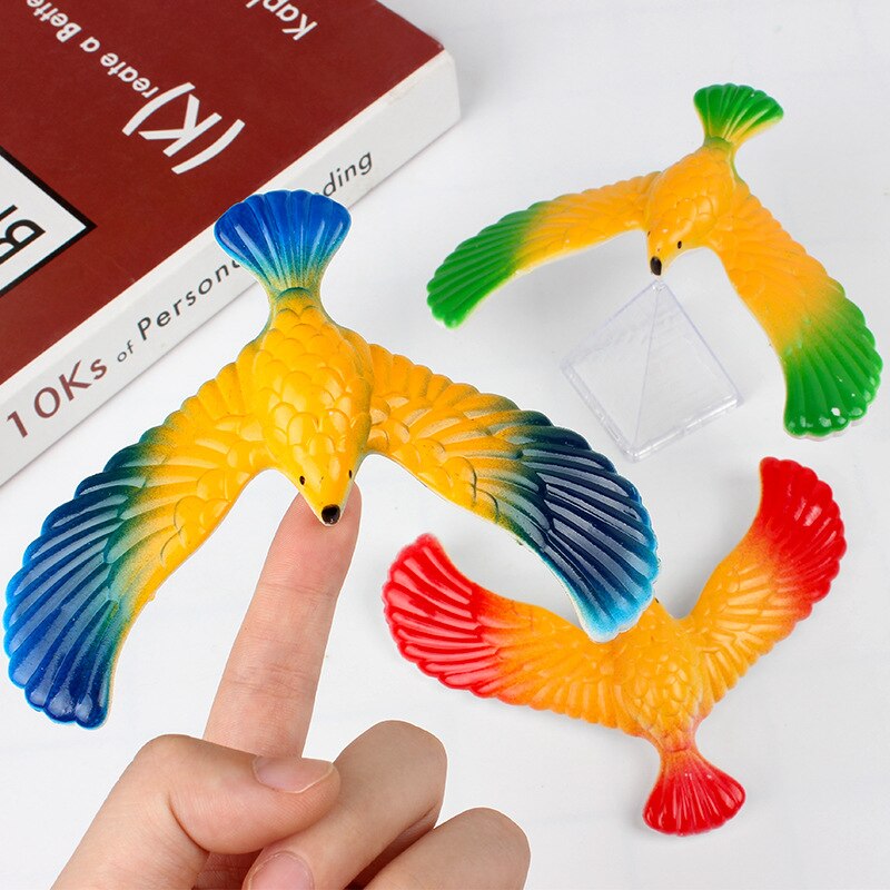 1 Set bilanciato Eagle Bird giocattolo Antistress in plastica gioco di bilanciamento delle dita giocattoli educativi per lo sviluppo per bambini giocattolo sensoriale divertente