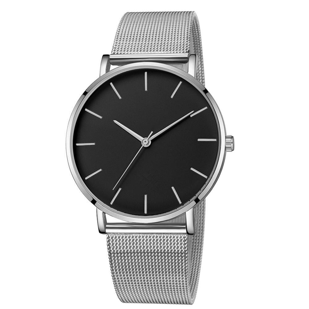 Mode Vrouwen Horloges Rvs Mesh Band Quartz Horloge Luxe Horloge Sport Klok Uhren Herren Voor Vrouwen Horloge