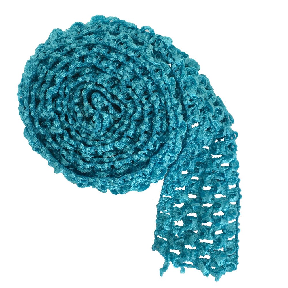 1.5 Inch Wide Crochet Headband Elastic Bands 1 Meter For Tutu Skirts Hair Bands Crochet Elastic Waistband By The Meter
