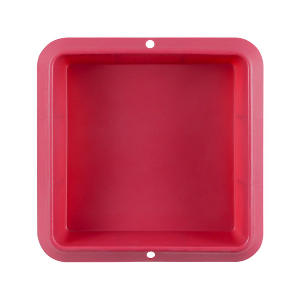 9-Inch Square Cake Pan, Non-Stick European-Grade Silicone Baking Pans Bakeware DIY Cake Tools