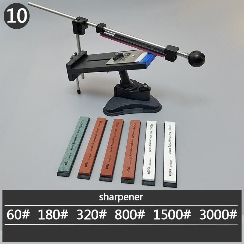 ruixin pro Sharpener Kitchen Knife Fix Fixed Angle with multi stones sharpening stone whetstone grind: 10-sharpener 6S