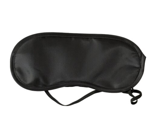 1 Pc Slapen Oogmasker Zwart Oog Schaduw Slaap Masker Zwart Masker Bandage Op Ogen Voor Slapen Emotie Slaap Masker: Silk Mask