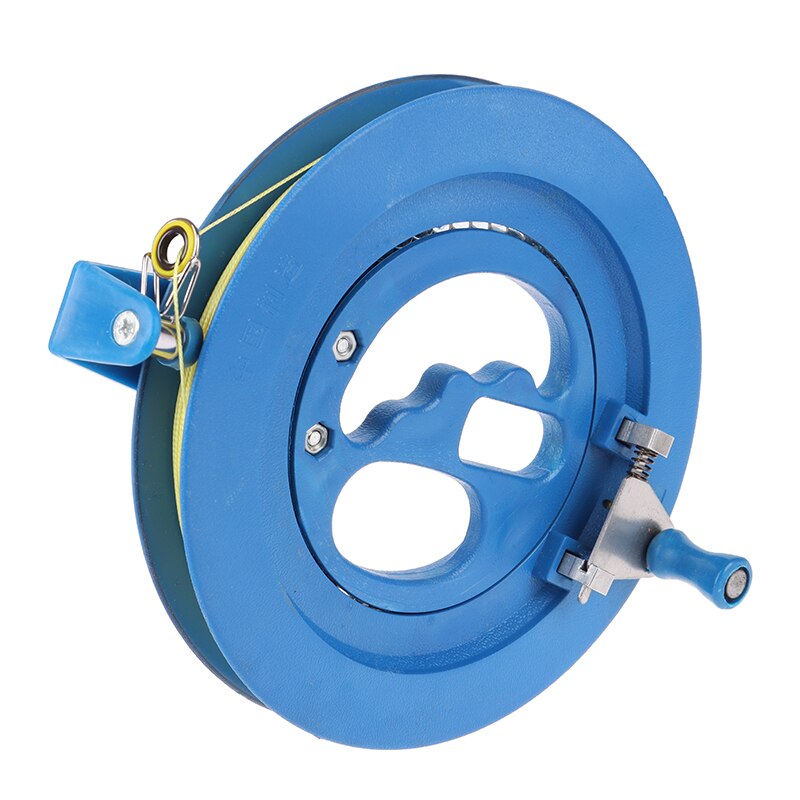 Carrete de cometas de plástico de 15 cm con línea de colores para niños Carrete de cometas de plástico de 15 cm con línea de colores para niños