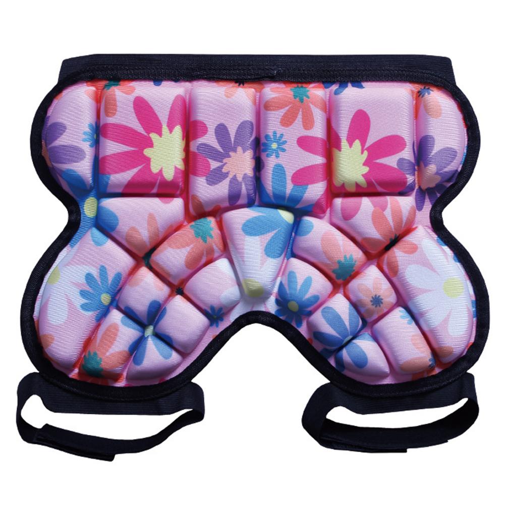 Deportes al aire libre de esquí Skate Snowboard protección Protector de esquí de patinaje Protector acolchado cadera pantalones cortos para niños de los niños: Red