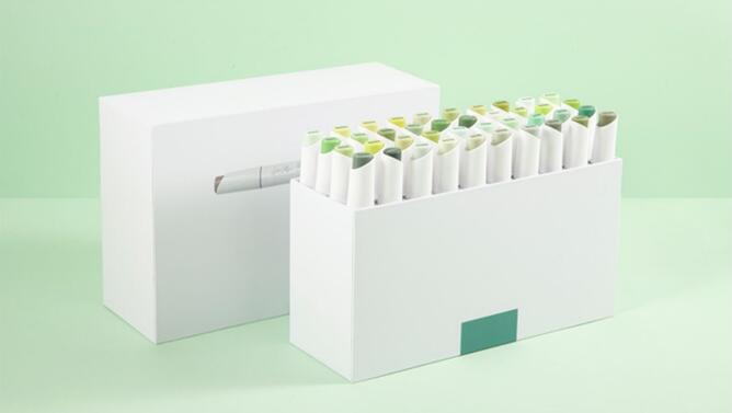 Professionele Art Markers Kunstenaar Promarker Marker Pennen Set: Green Tones