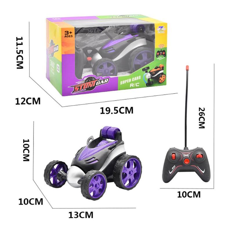 Electric Wireless Remote Control Car Tumbling Stunt Dump Truck Toy ABS Plastic Personality Cool Wireless Birthday