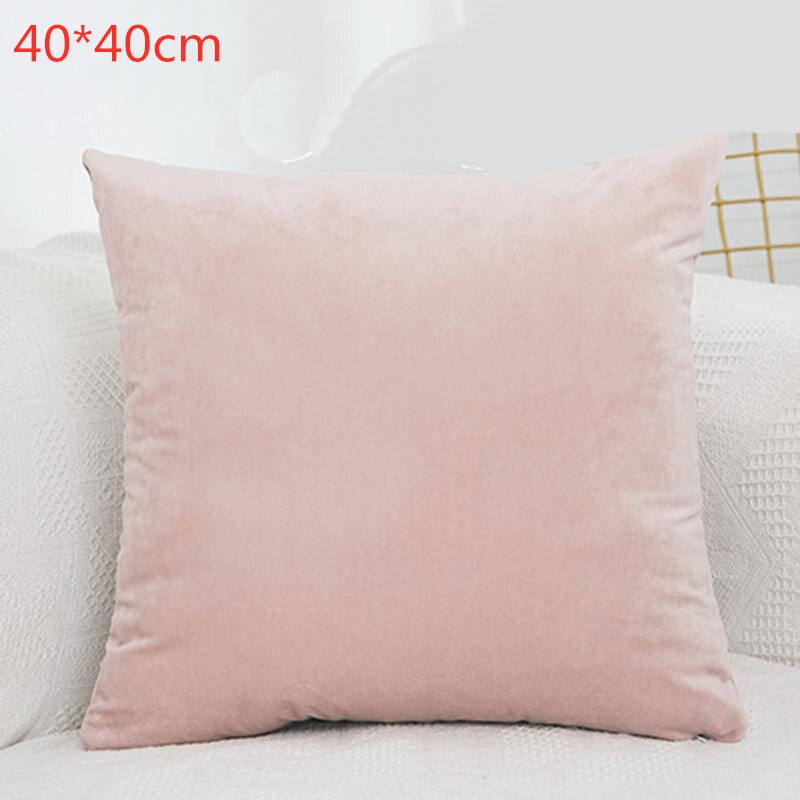 Pudebetræk sofa dekorative puder betræk plys pudebetræk til stue bil dekoration 43*43cm boligindretning: 3