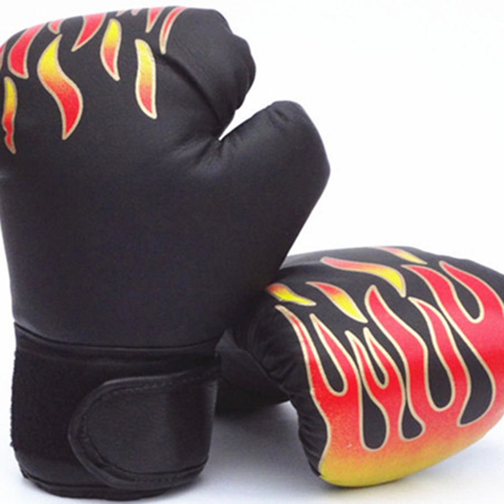 Bambini Guantoni Da Boxe Per Bambini Kickboxing Guanti Da Training Regolabile Sport di Combattimento Forare Sacchi Di Sabbia MMA Guantoni da boxe 23*15 centimetri: 02