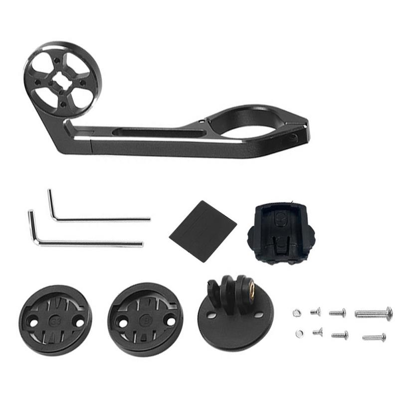 Cykelcomputer kameraholder holder road mtb cykelstyr til garmin edge 25 130 200 500 510 520 800 810 820 1000 1030 gps