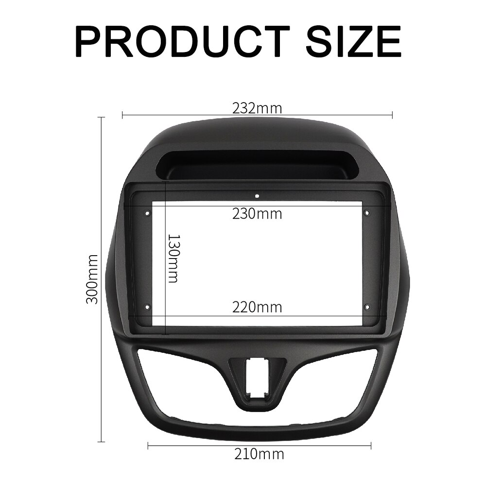 Daewoo Matiz Kit de tableau de bord | 9 pouces pour Chevrolet Spark Beat Daewoo, Kit de tableau de bord, panneau stéréo, Installation du tableau de bord, cadre de garniture, lunette de voiture
