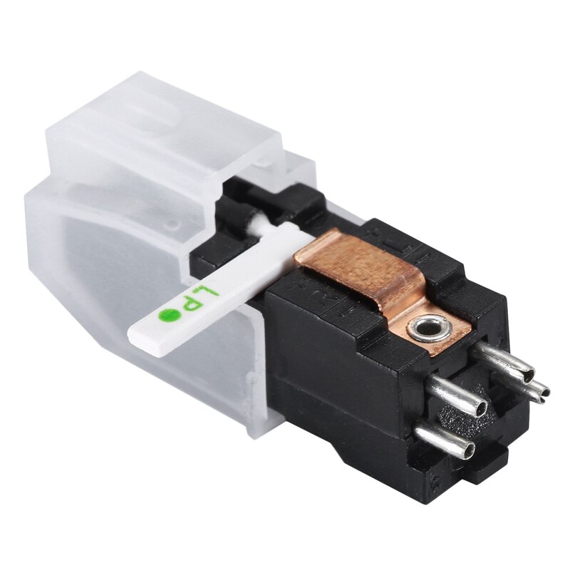 Aguja de tocadiscos Stylus rubí y zafiro de doble aguja estéreo Stylus para disco de vinilo Lp de registro jugador aguja Stylus 200-300MV de salida: Default Title