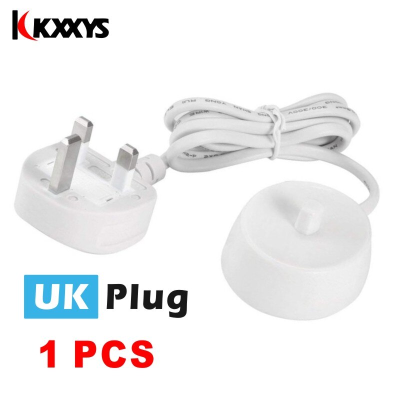 Vervanging Elektrische Tandenborstel Oplader Model 3757 110-240V Geschikt Voor Braun Oral B D12 D17 OC18 D20 D29 d34 Opladen Cradle: UK  1pcs