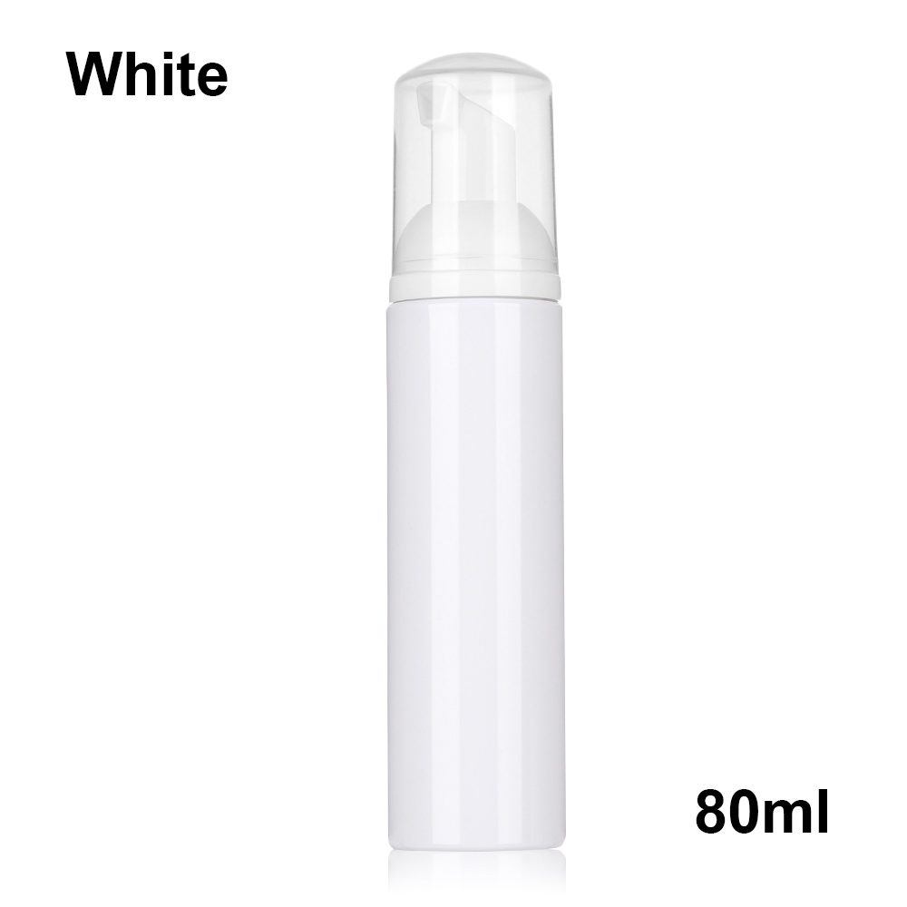 30/50/80Ml Plastic Schuim Pomp Fles Lege Gezicht Wimpers Cosmetische Fles Cleaner Zeepdispenser Schuim Fles pomp Container: Donker Kaki