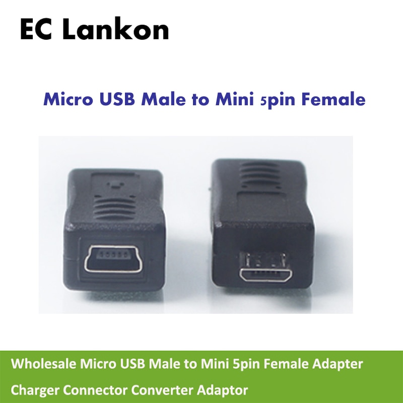 Telefoon Micro Usb Male Naar Mini 5pin Vrouwelijke Adapter Oplader Connector Converter Adapter