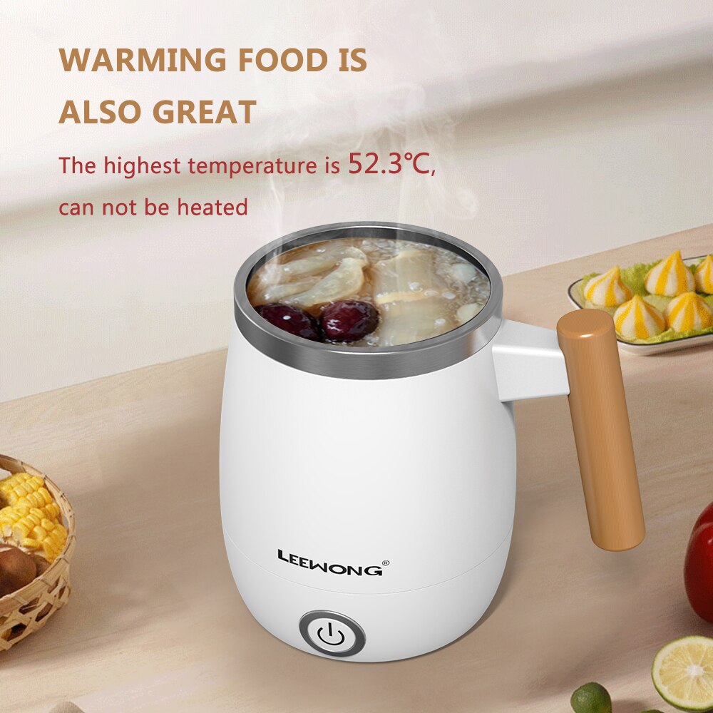 LEEWONG przenośne elektryczne czajnik USB mini biuro podróży ciepłe mleko lub żywności 0.4L
