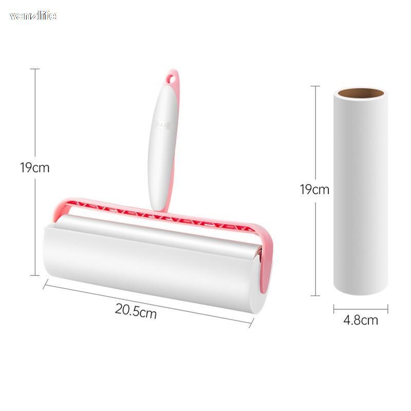 Vanzlife Roller Tear 19Cm Stof Kleverige Papier Kleding Huishouden Kleren Ontharing Roller Borstel Roll Papier Wol Stained Artefact