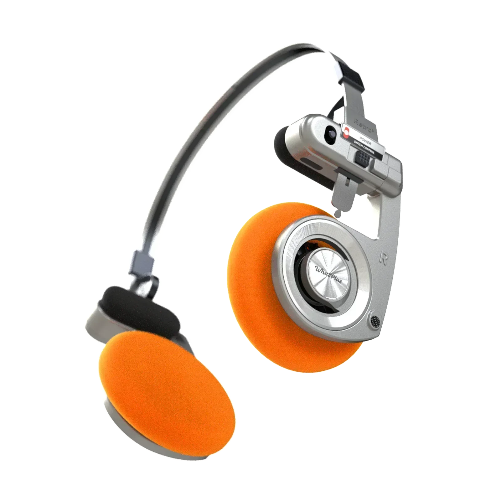 WhatPlus Retro R3 Wireless Bluetooth Headphones Trendy Korean Style Portable Foldable Long-lasting Open-ear Headset Girls: Red