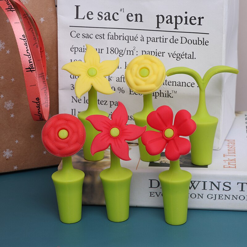 Tapas de botellas tapón de vino barra familiar herramientas de preservación de silicona Barware accesorios de cocina