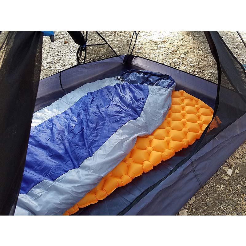 Zerbino gonfiabile di campeggio esterna zerbino treccia ultralet letto aria bærbar sacco a pelo tenda pad campeggio
