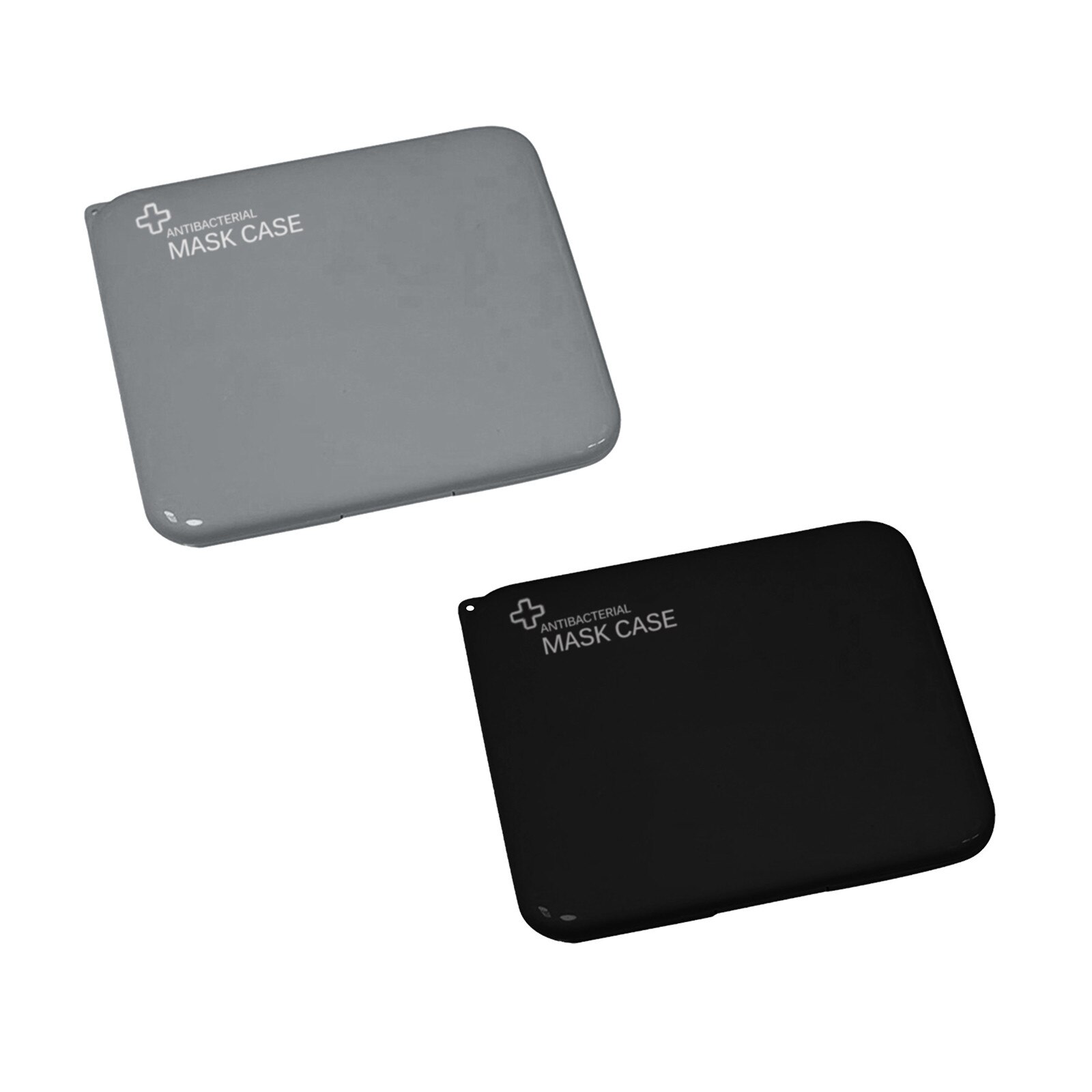 2Pcs Bespaart Maskers Doos Voor Het Opbergen Maskers Draagbare Maskers Case Student Masker Opslag Stofdicht Masker Organizer Houden Schone Container: Default Title