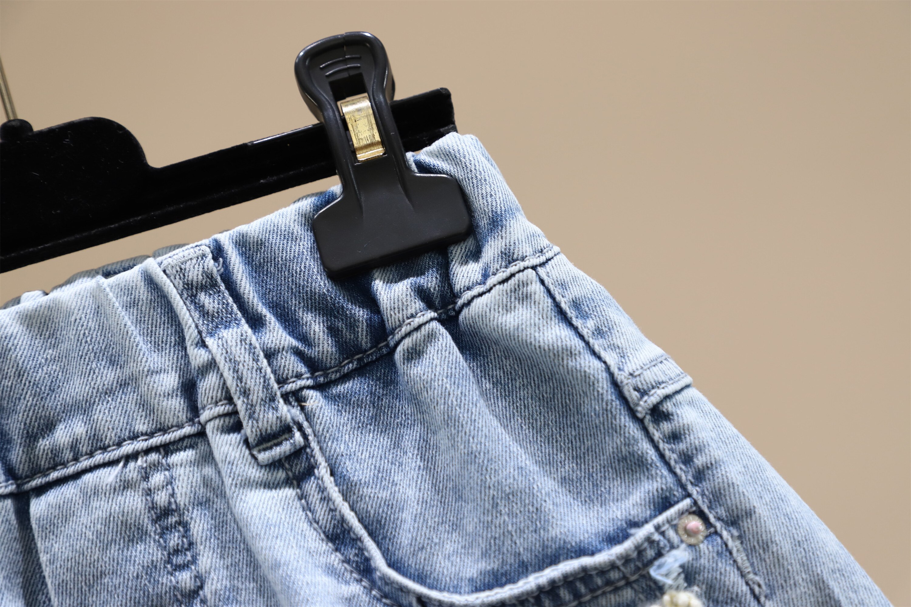 Zomer Kids Korte Denim Shorts Voor Meisjes Mode Meisje Jeans Zwaan Patroon Kinderen Broek Meisjes Shorts Meisjes Broek