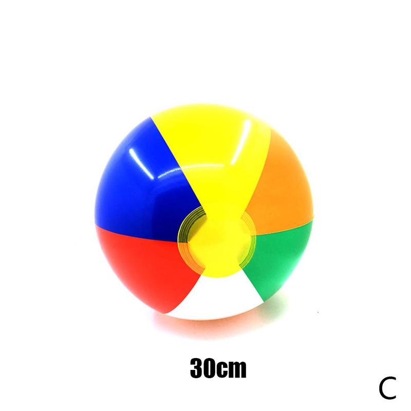 Farbe freundlicher spielen wasser aufblasbare Ball Sommer Ich bin Freien Strand Schwimmen Spielzeug Wasser Aufblasbare Regenbogen Ball für freundlicher Spielen: 30cm