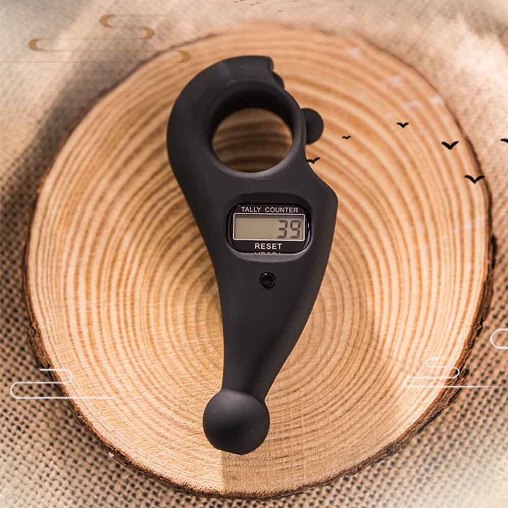 Bouddha perles compteur batterie puissante facile réinitialiser main défilement chapelet décompression jouet ABS Relaxation LCD numérique