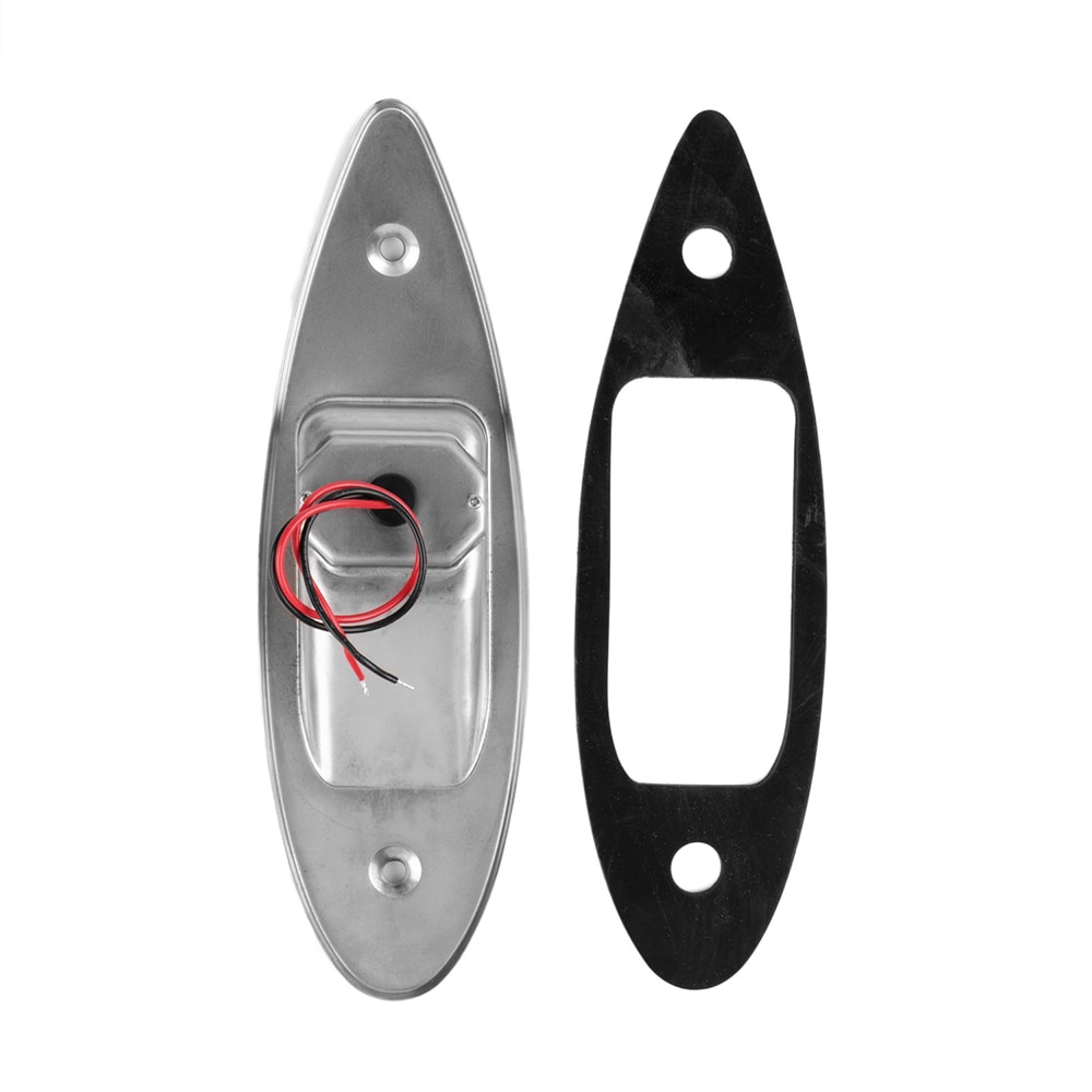 Luces de navegación, lámpara de señal para barco, Juego de 2 uds., impermeable, anticolisión, partes exteriores a prueba de polvo, lámparas indicadoras de barcos marinos