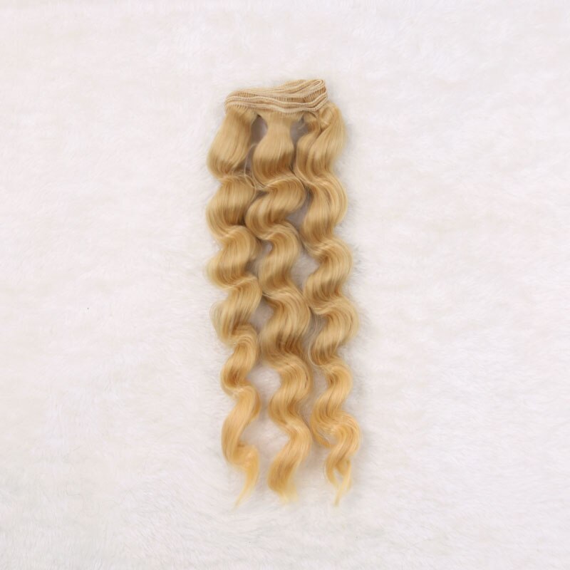 25cm BJD Ye Luoli SD DIY doll wigs Barbi chole doll wigs/hairs gradient color curly wave hair wigs: 9