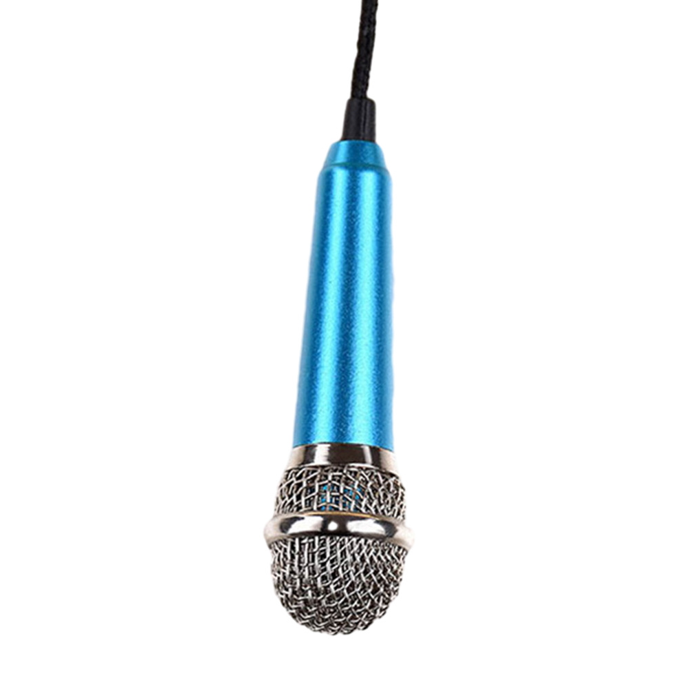 Mini Jack 3.5mm Studio Mic KTV Karaoke Mini Mikrofon Podręczny mikrofon dla smartfonu Komputer PC Desktop dla iPhone Karaoke: SZARY