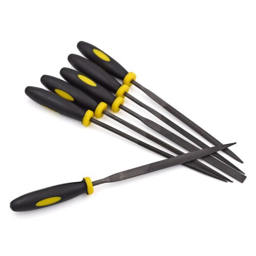 6pcs Mini Wood Rasp Assorted Files Set Carpentry Filing Tool 5x180mm 4x160mm 3x140mm
