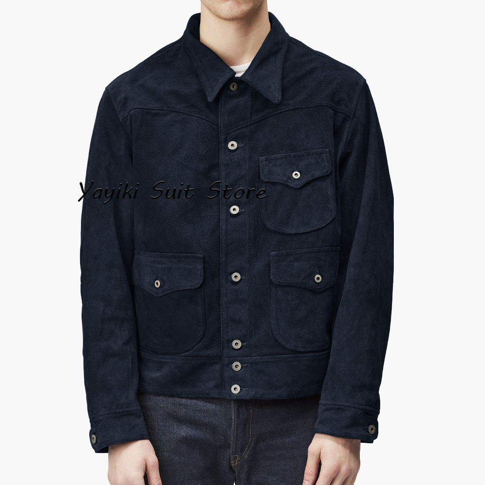 Man Coats for Men Men's Suede Jacket in Coats and Jackets for Suit Mens Suits Luxury Man Coat Blazers Male & ، Full