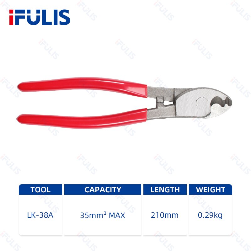Crimping Pliers Cutting Wire Cutters Bolt Cutter Cable Stripper Tool Electricial Hand Tools Combination Multi tool Repair: LK-38A