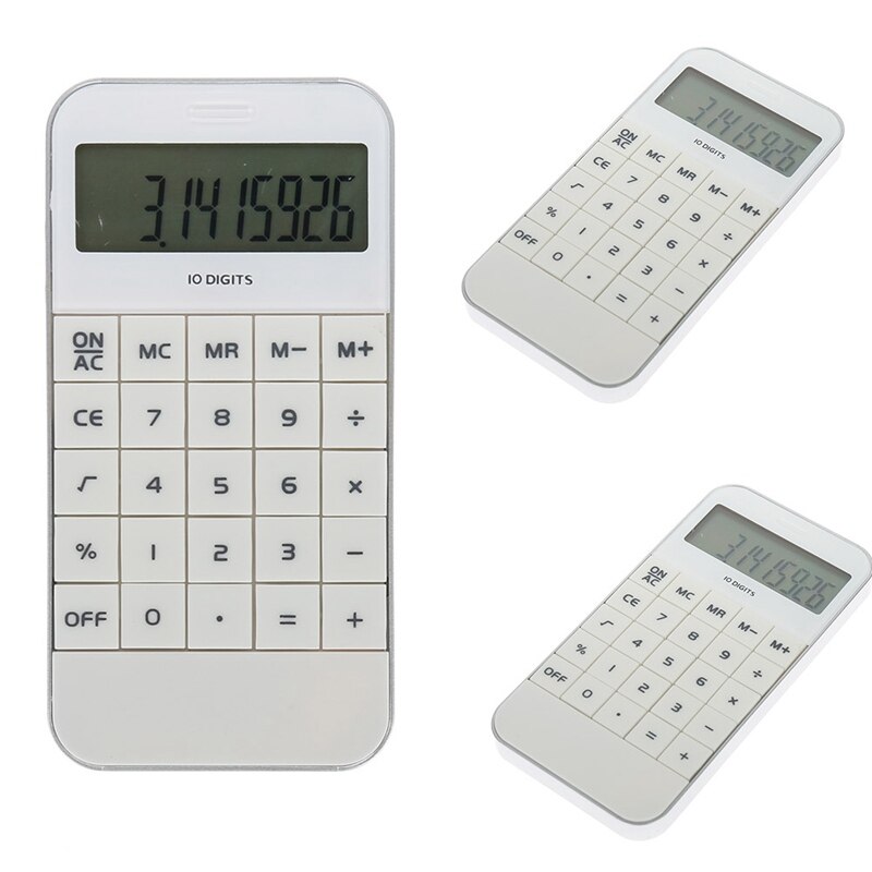 Simple Calculator Molding Calculator - 10 Digit Band Timing Function Students Stationery Math Calculating Tools