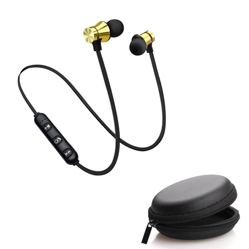 Magnetic Wireless Bluetooth Earphone In-Ear With Mic Sports Waterproof Music Earplugs Headset For IPhone 6s Plus Samsung 8