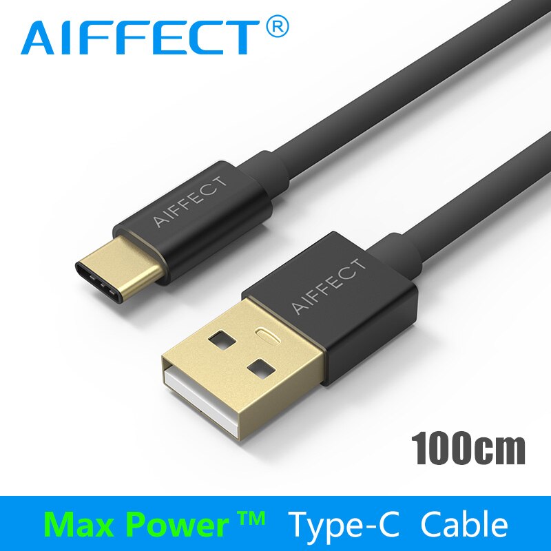 AIFFECT Handy Ladegerät 1A 2A USB Reise Ladegerät Tragbare Wand Adapter EU Stecker Schwarz Weiß für iPhone SanSung Xiaomi huawei: 100cm Type C Cable