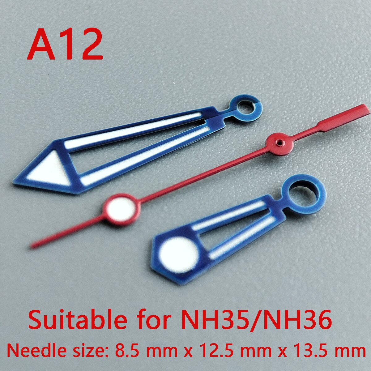 Horloge Accessoires Horloge Pointer NH35 Handen Blauwe Handen Groen Super Lichtgevende, Geschikt Voor NH35, NH36 Beweging A12