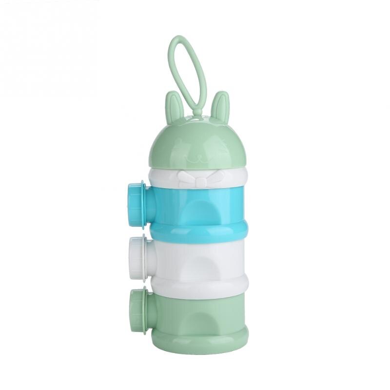 3 Layers Portable Baby Milk Powder Container Formula Dispenser Food Container Baby Food Snack Storage Box Baby Feeding Baby Care: Green