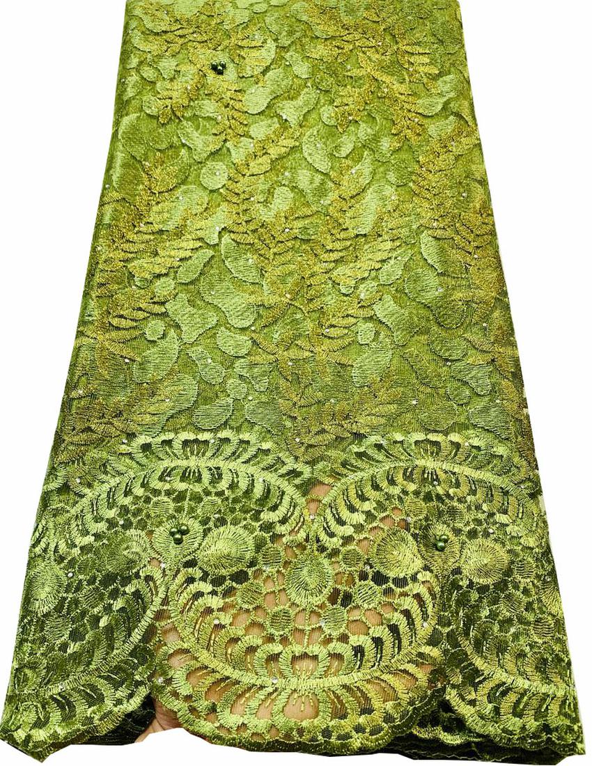 African Lace Fabric French Tulle Lace Fabric Wedding Dress Nigerian Lace Fabric Stones 5 Yard Sewing VL90818 VLY112: AS PIC10