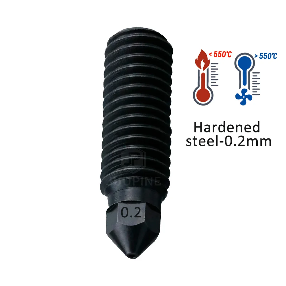 For Artillery Sidewinder X4 Nozzle Brass Harden Steel X3 X4 Plus Nozzle 0.4 0.2 0.6 0.8 for Artillery Sidewinder X4 Accesorios